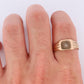 9k Genuine Diamond Solitaire Ring. 9k Star Gypsy set LW&G London