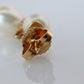 Tiffany & Co 18k Pearl Diamond Earrings. Diamond by the yard Drop Earrings.