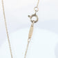 Tiffany and Co Four Leaf Clover Pendant. 18k and Sterling Silver