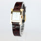 Genuine HERMES Heure H 1P Diamond HH1.102 Quartz Watch Gold.
