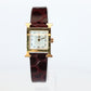 Genuine HERMES Heure H 1P Diamond HH1.102 Quartz Watch Gold.