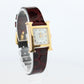 Genuine HERMES Heure H 1P Diamond HH1.102 Quartz Watch Gold.