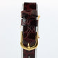 Genuine HERMES Heure H 1P Diamond HH1.102 Quartz Watch Gold.