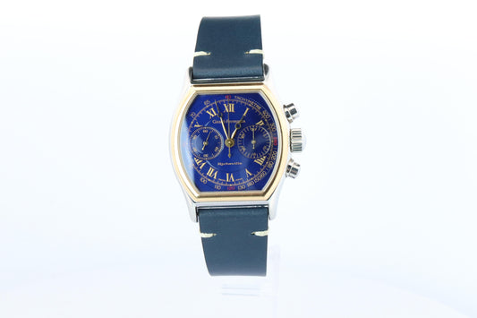 Girard-Perregaux Richeville ref. 2710 BLUE DIAL 18k Bezel Mens Watch