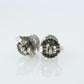 Tiffany & Co Kolor by the Yard Stud Earrings. T&CO Platinum Pink Sapphire Studs.