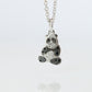 18k POMELATTO Charm. 18k Panda Bear Diamond Pendant Bracelet Charm and Necklace