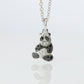 18k POMELATTO Charm. 18k Panda Bear Diamond Pendant Bracelet Charm and Necklace