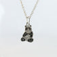 18k POMELATTO Charm. 18k Panda Bear Diamond Pendant Bracelet Charm and Necklace
