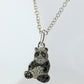 18k POMELATTO Charm. 18k Panda Bear Diamond Pendant Bracelet Charm and Necklace