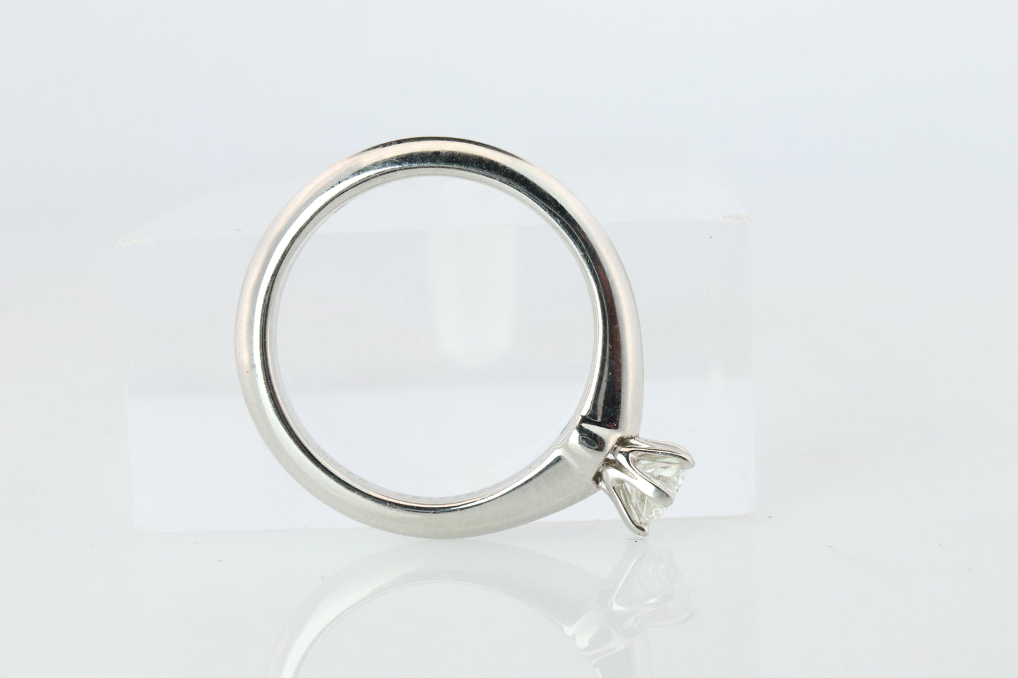 Certified Tiffany and Co Diamond Ring .24ct Tiffany Platinum Engagement ring