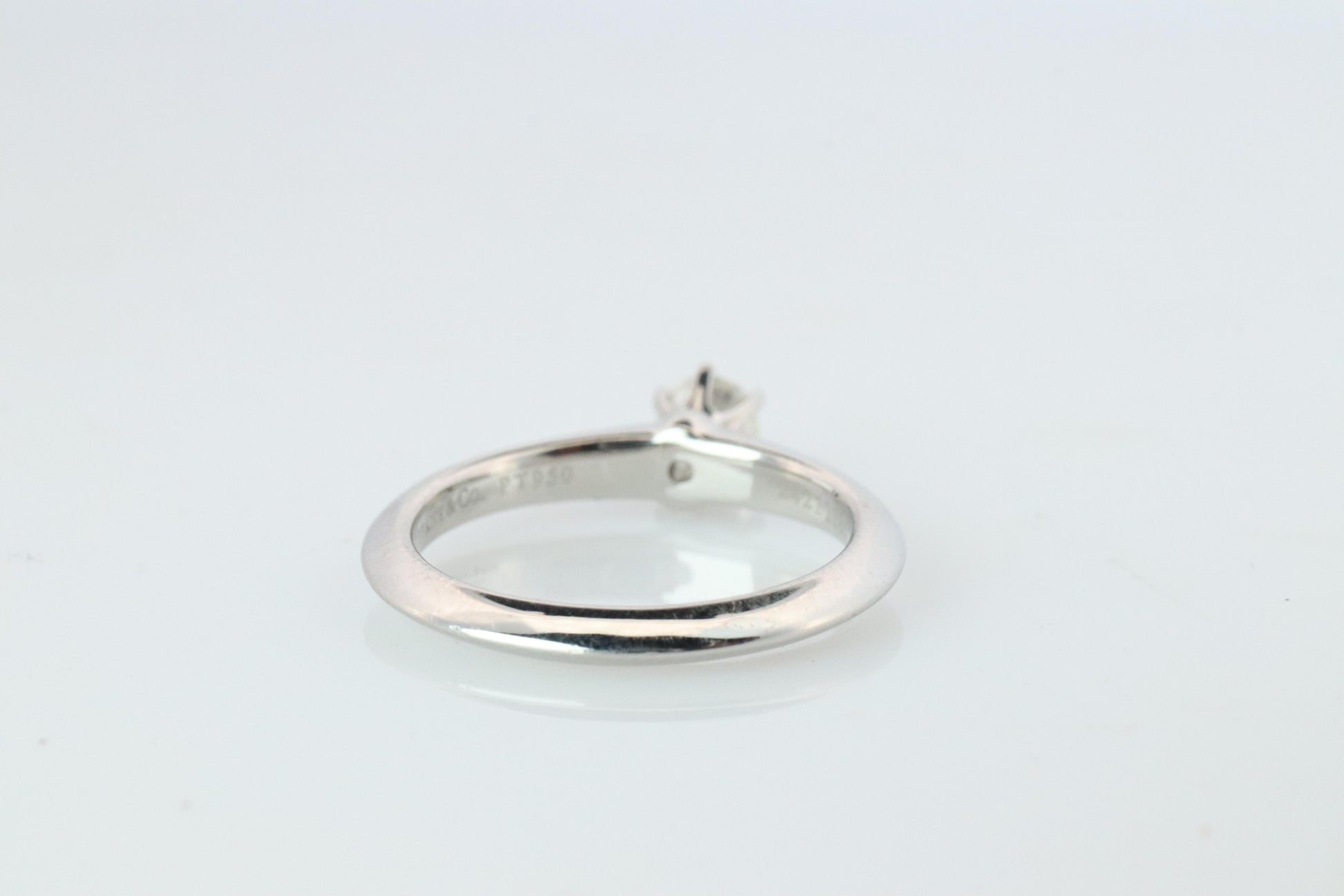 Certified Tiffany and Co Diamond Ring .24ct Tiffany Platinum Engagement ring