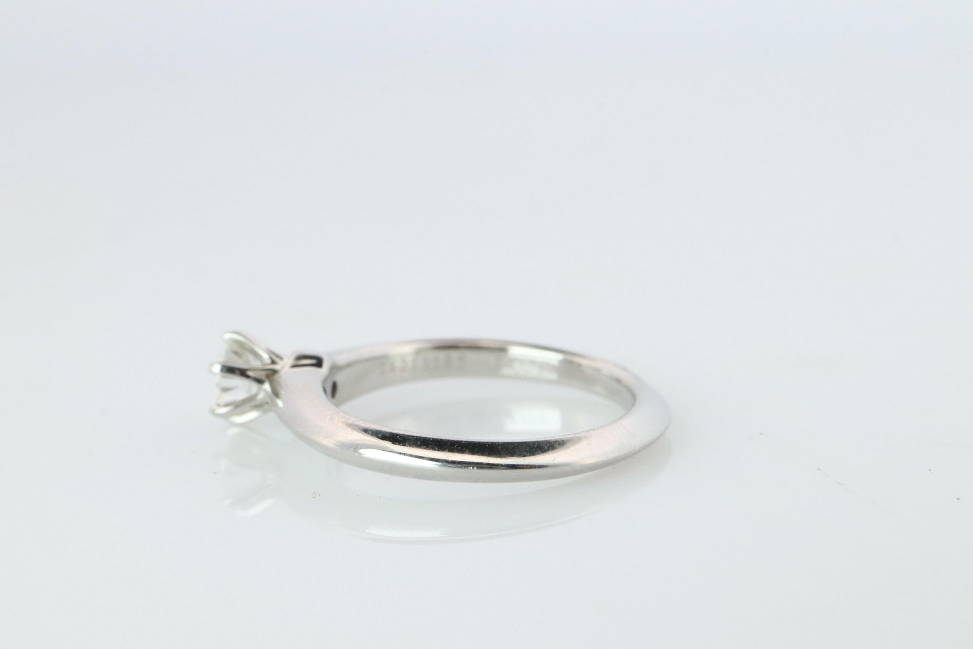 Certified Tiffany and Co Diamond Ring .24ct Tiffany Platinum Engagement ring