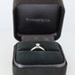 Certified Tiffany and Co Diamond Ring .24ct Tiffany Platinum Engagement ring
