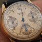 Universal Geneve 12494 Compax. 18k YG Universal Chrono Mechanical Vintage Watch.