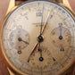Universal Geneve 12494 Compax. 18k YG Universal Chrono Mechanical Vintage Watch.