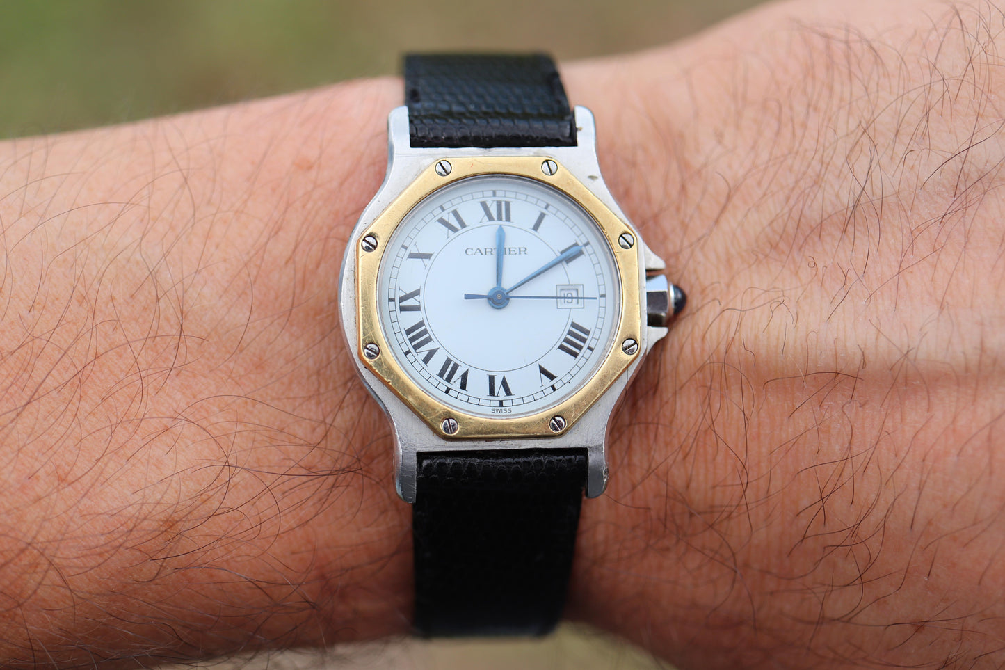 Vintage Cartier Santos 2966 Automatic 25mm Watch Santos de Cartier Octo SM