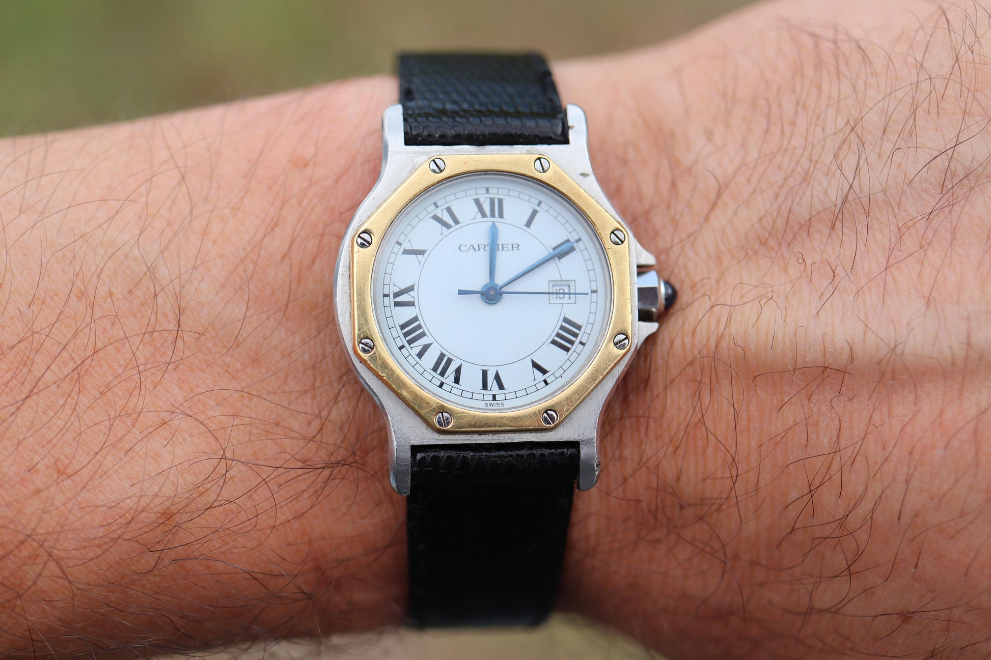 Vintage Cartier Santos 2966 Automatic 25mm Watch Santos de Cartier Octo SM