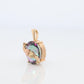 10k 12k Black Hills Gold Mystic Topaz Pendant. Black Hills Gold Vine Charm