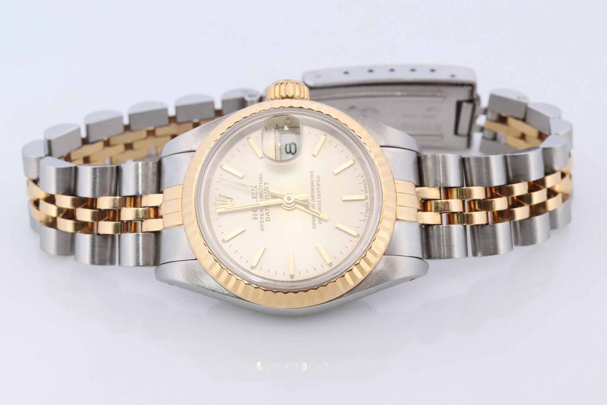 Genuine Rolex 69173 Oyster Perpetual DateJust Watch. Ladies ROLEX Multitone