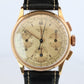 Universal Geneve 12494 Compax. 18k YG Universal Chrono Mechanical Vintage Watch.