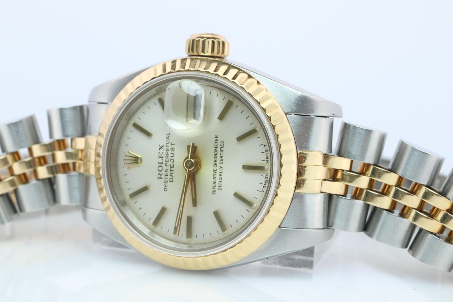 Genuine Rolex 69173 Oyster Perpetual DateJust Watch. Ladies ROLEX Multitone