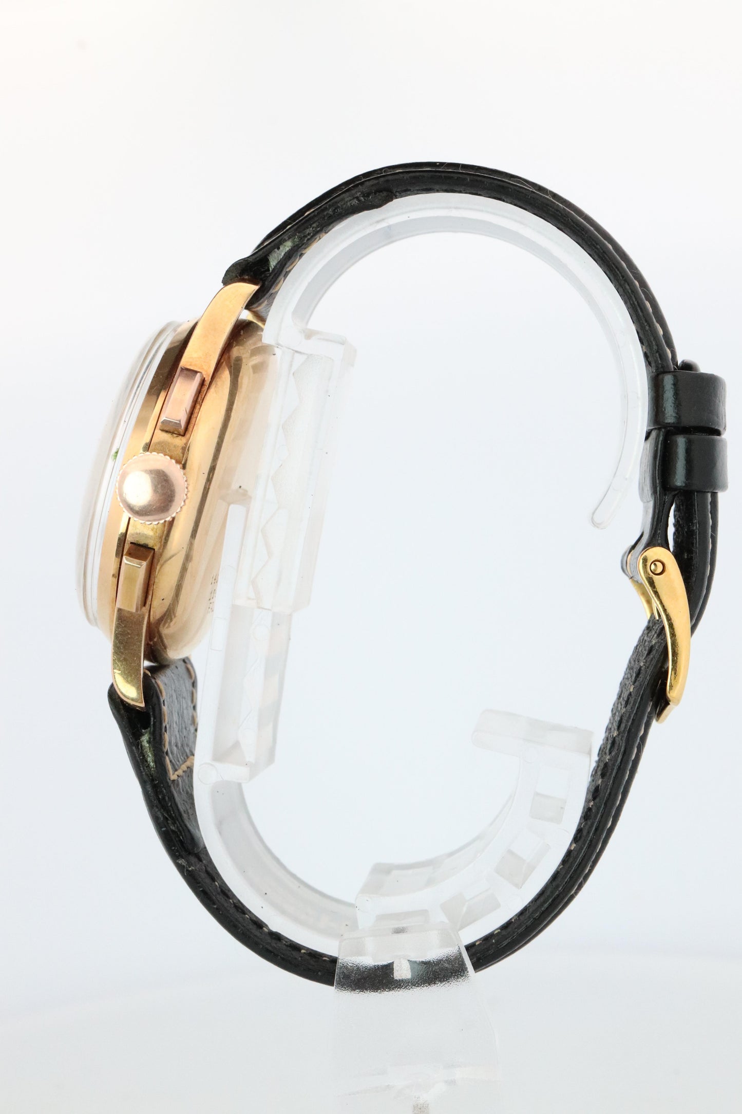 Universal Geneve 12494 Compax. 18k YG Universal Chrono Mechanical Vintage Watch.