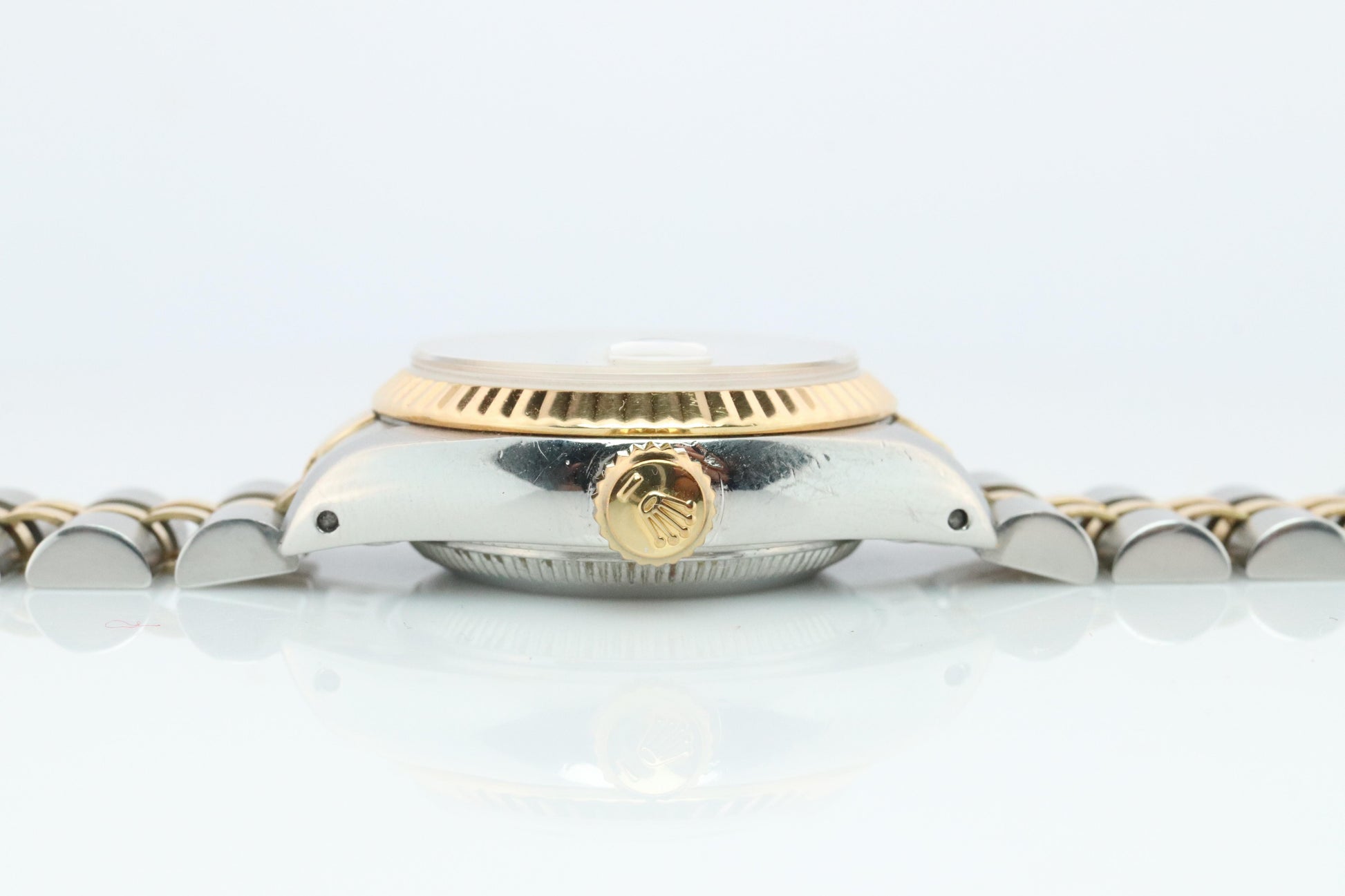 Genuine Rolex 69173 Oyster Perpetual DateJust Watch. Ladies ROLEX Multitone