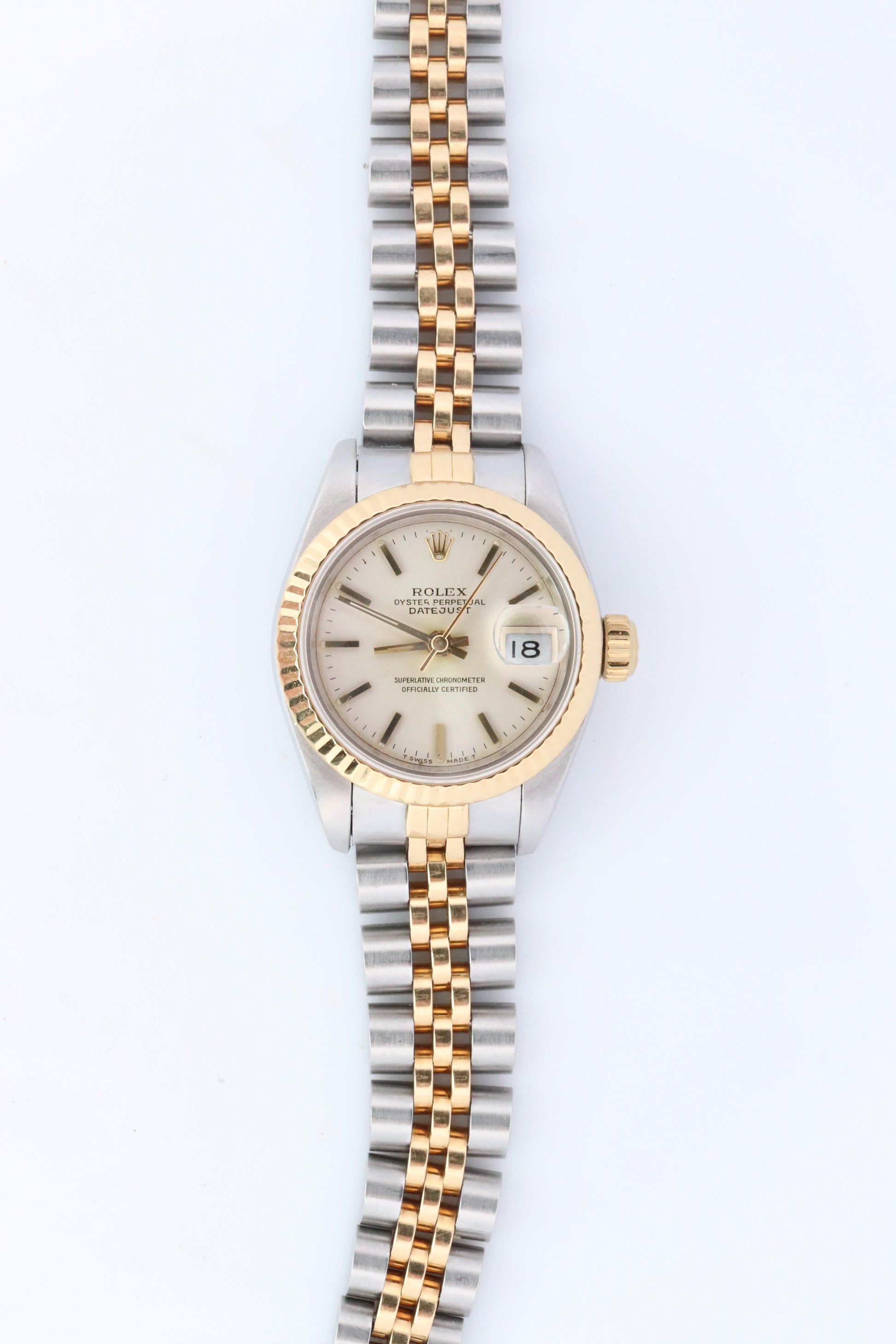 Genuine Rolex 69173 Oyster Perpetual DateJust Watch. Ladies ROLEX Multitone