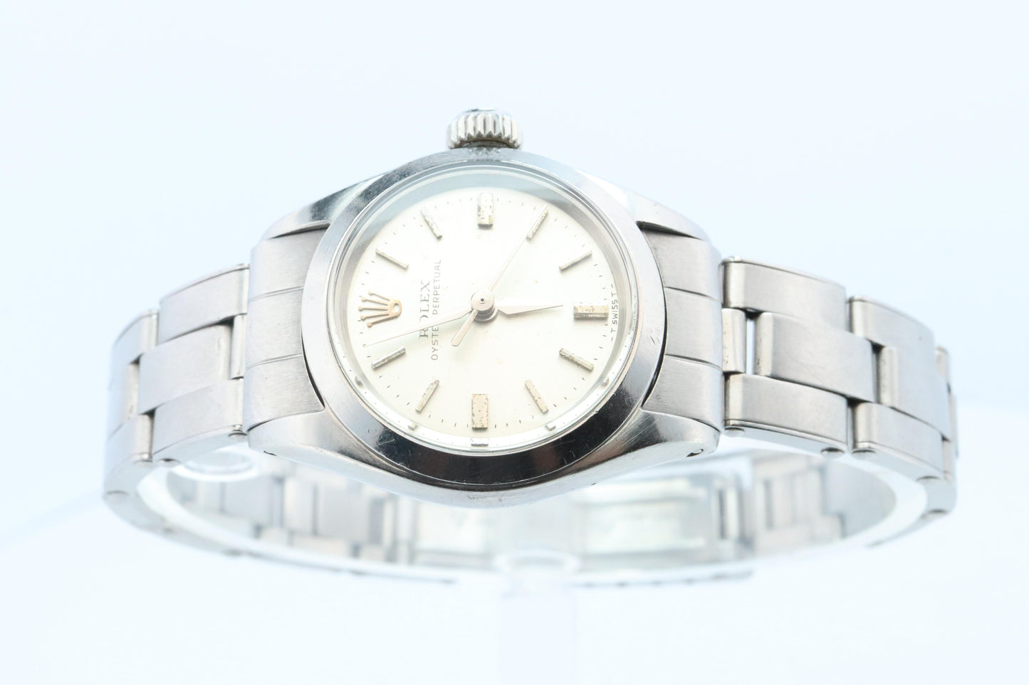 Genuine Rolex 6618 Watch. Ladies ROLEX Oyster Perpetual Automatic Wristwatch.