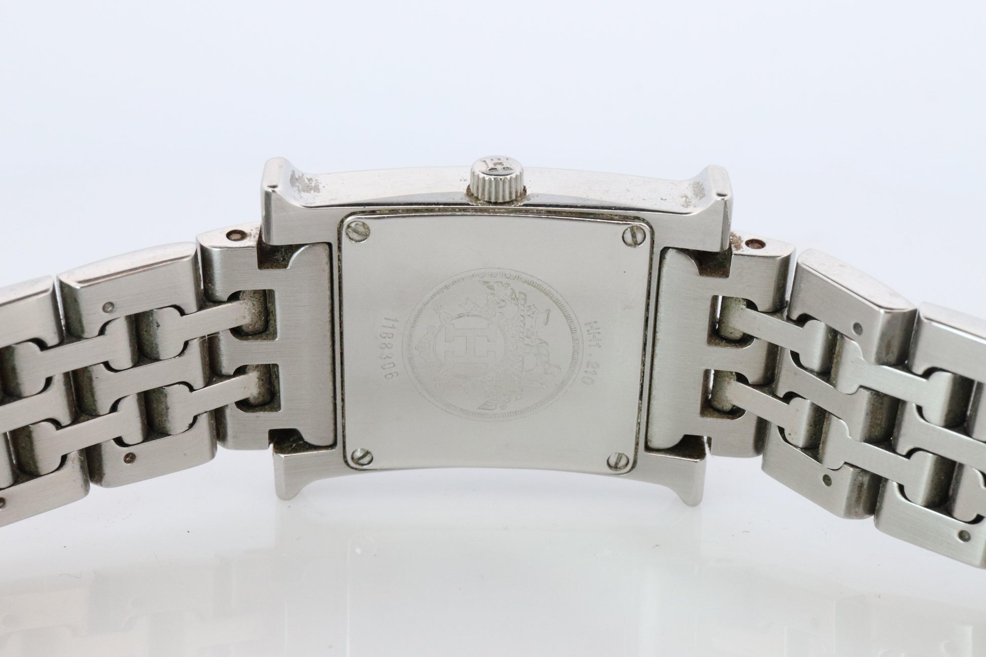 Genuine HERMES Heure H Orange HH1.210.830 Quartz Watch.