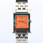 Genuine HERMES Heure H Orange HH1.210.830 Quartz Watch.