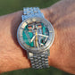 Vintage BULOVA Accutron watch. Spaceview Bulova Accutron Electric Transparent.