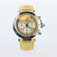 Vintage Cartier PASHA 38mm Chronograph. Rare Yellow Dial W3100355.