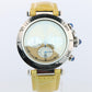 Vintage Cartier PASHA 38mm Chronograph. Rare Yellow Dial W3100355.