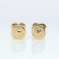 Van Cleef Arpels Sweet Alhambra Earrings Genuine VCA 18k YG Vintage Shell Studs