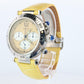 Vintage Cartier PASHA 38mm Chronograph. Rare Yellow Dial W3100355.