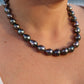 Mikimoto Pendant. Genuine 18k Gold Mikimoto Baroque Tahitian Pearl Necklace