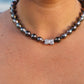 Mikimoto Pendant. Genuine 18k Gold Mikimoto Baroque Tahitian Pearl Necklace