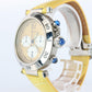 Vintage Cartier PASHA 38mm Chronograph. Rare Yellow Dial W3100355.