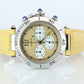 Vintage Cartier PASHA 38mm Chronograph. Rare Yellow Dial W3100355.