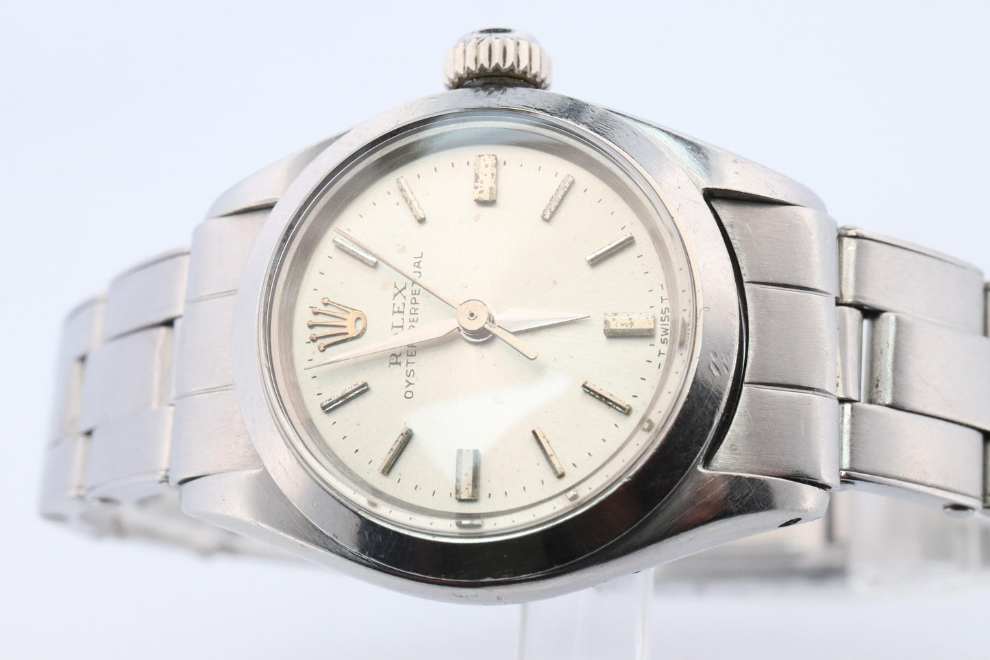 Genuine Rolex 6618 Watch. Ladies ROLEX Oyster Perpetual Automatic Wristwatch.