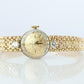 Genuine Rolex Diamond Watch. 14k YG Ladies Rolex 3271 Mechanical Windup Watch.