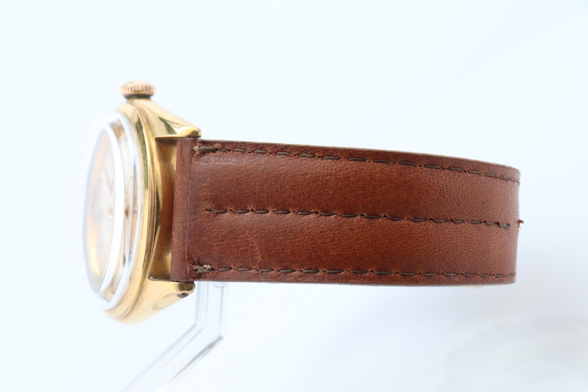 Vintage ROLEX Oyster Watch. Rolex ref 4365. 1940s Gold Capped Mens Rolex watch.