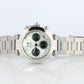 Vintage Cartier PASHA Automatic Chrono 2412. Rare Panda Dial and Diamond Crown