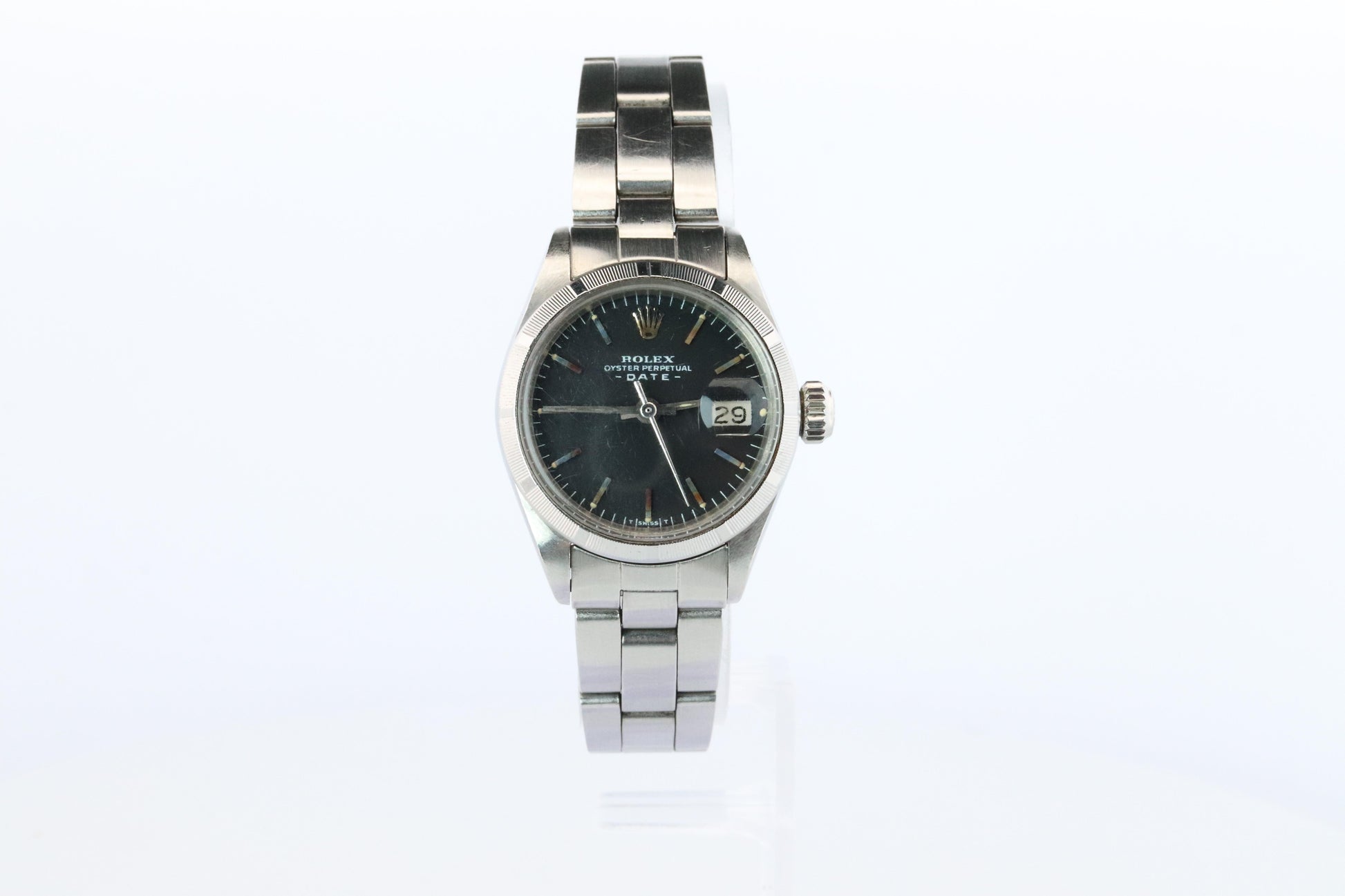 Genuine Rolex 6919 Watch Ladies ROLEX Oyster Perpetual Date Automatic Wristwatch