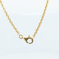 Van Cleef Arpels Pure Alhambra Necklace Genuine VCA 18k YG Vintage Shell Pendant