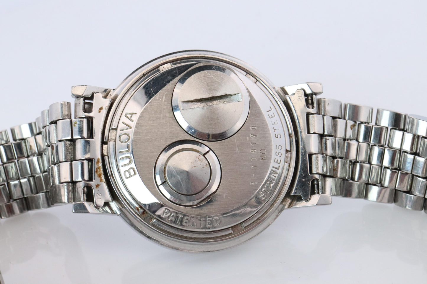 Vintage BULOVA Accutron watch. Spaceview Bulova Accutron Electric Transparent.