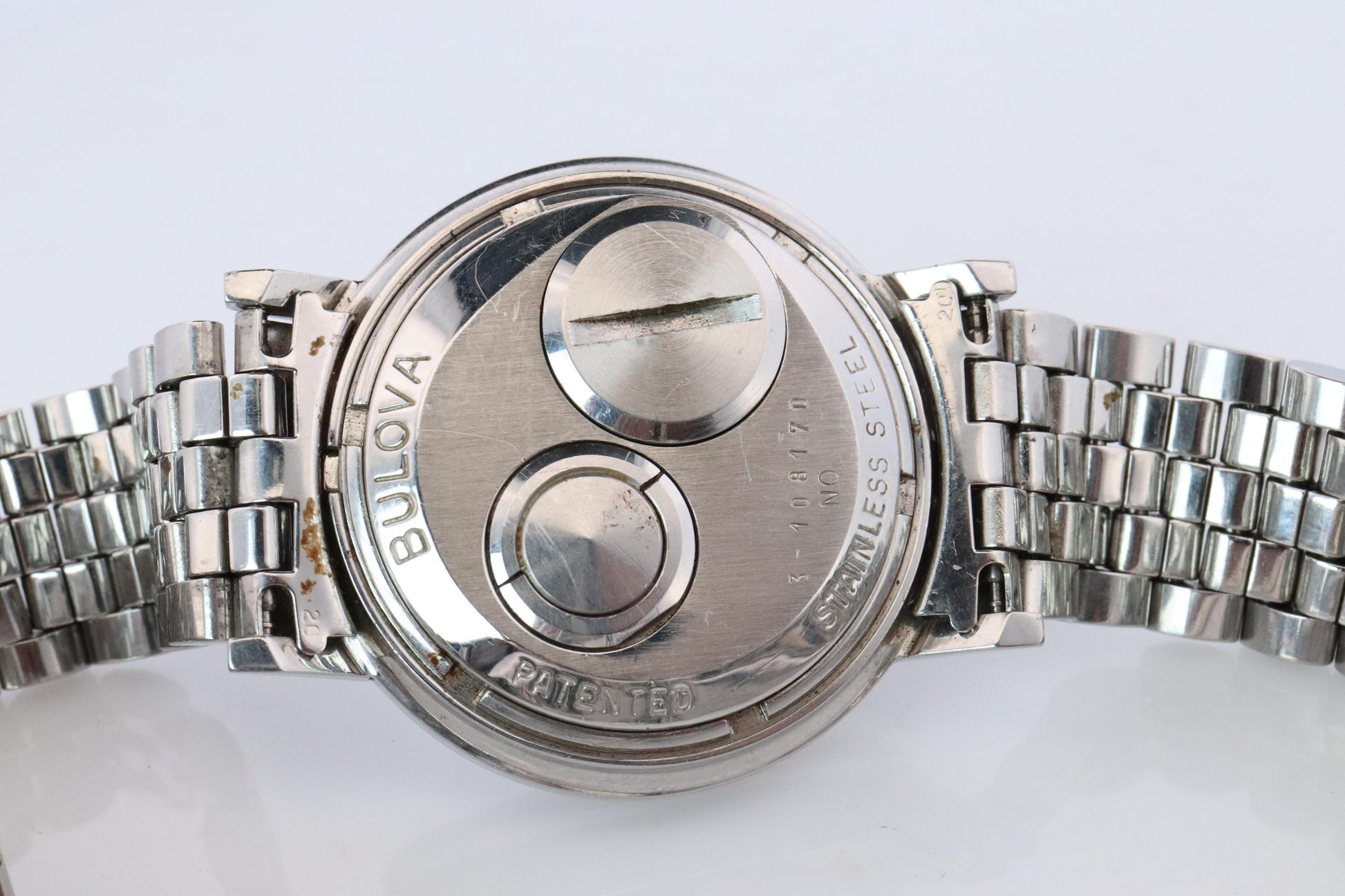 Vintage BULOVA Accutron watch. Spaceview Bulova Accutron Electric Transparent.