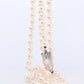 MIKIMOTO Sterling Silver Pearl Necklace. 6mm Pearls 20inch Necklace.