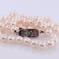 MIKIMOTO Sterling Silver Pearl Necklace. 6mm Pearls 20inch Necklace.